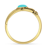 Boho Feather Ring