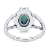 Oxidized Beaded Ring