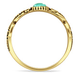 Pear Teardrop Butterfly Ring