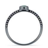 Round Turquoise Bobble Ring