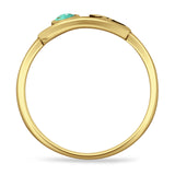 Oxidized Cactus Ring