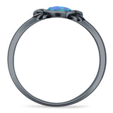Oxidized Crab Ring