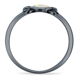 Oxidized Crab Ring