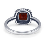 Oxidized Beaded Ring