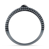 Oxidized Filigree Ring
