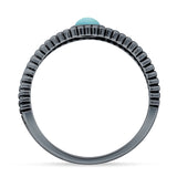 Oxidized Filigree Ring