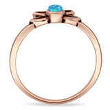 Oxidized Floral Ring