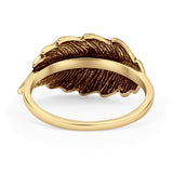 Feather Leaf Ring