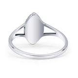 Marquise Lab Created White Opal Ring