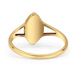 Marquise Lab Created White Opal Ring