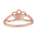 Oxidized Lotus Ring