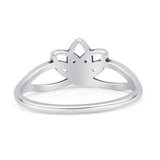 Oxidized Lotus Ring