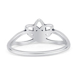 Oxidized Lotus Ring
