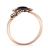 Oxidized Flower & Bee Oxidized Ring