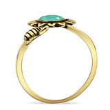 Oxidized Flower & Bee Oxidized Ring