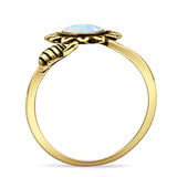 Oxidized Flower & Bee Oxidized Ring