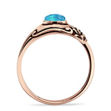 Oxidized Silver Spoon Oxidized Ring