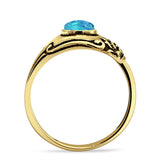 Oxidized Silver Spoon Oxidized Ring