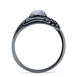 Oxidized Silver Spoon Oxidized Ring
