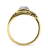 Oxidized Silver Spoon Oxidized Ring