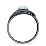 Oxidized Silver Spoon Oxidized Ring