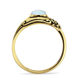 Oxidized Silver Spoon Oxidized Ring