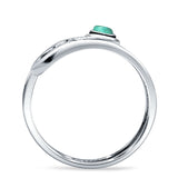 Oxidized Safety Pin Oxidized Ring