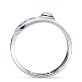 Oxidized Safety Pin Oxidized Ring