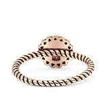 Beaded Halo Twisted Rope