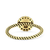 Beaded Halo Twisted Rope