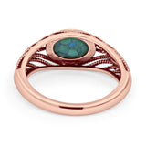 Oval Turquoise Ring