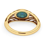 Oval Turquoise Ring