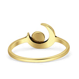 Crescent Moon Ring
