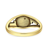 Round Stone Ring