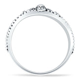 Oxidized Floral Filigree Beaded Band
