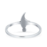 Hammer Ring Beaded Band