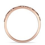 Swirl Bali Style Oxidized Beaded Band