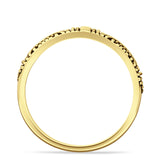 Swirl Bali Style Oxidized Beaded Band