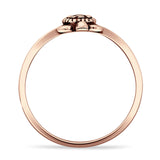 Turtle Ring Oxidized Band
