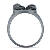 Octopus Tentacles Seawave Oxidized Ring