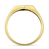 Geometric Hexagonal Signet Ring