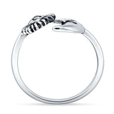 Sun Moon Oxidized Ring