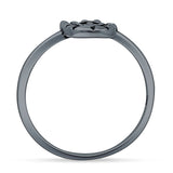 Hamsa Hand Evil Eye Ring