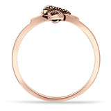 Oxidized Snake Ring