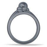 Three Ball Layered Ring