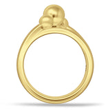 Three Ball Layered Ring