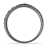 Curved Contour Chevron Ring