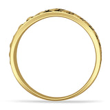 Curved Contour Chevron Ring