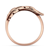 Oxidized Leaf Ring