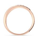 Oxidized Sunbeam Band Sun Ring